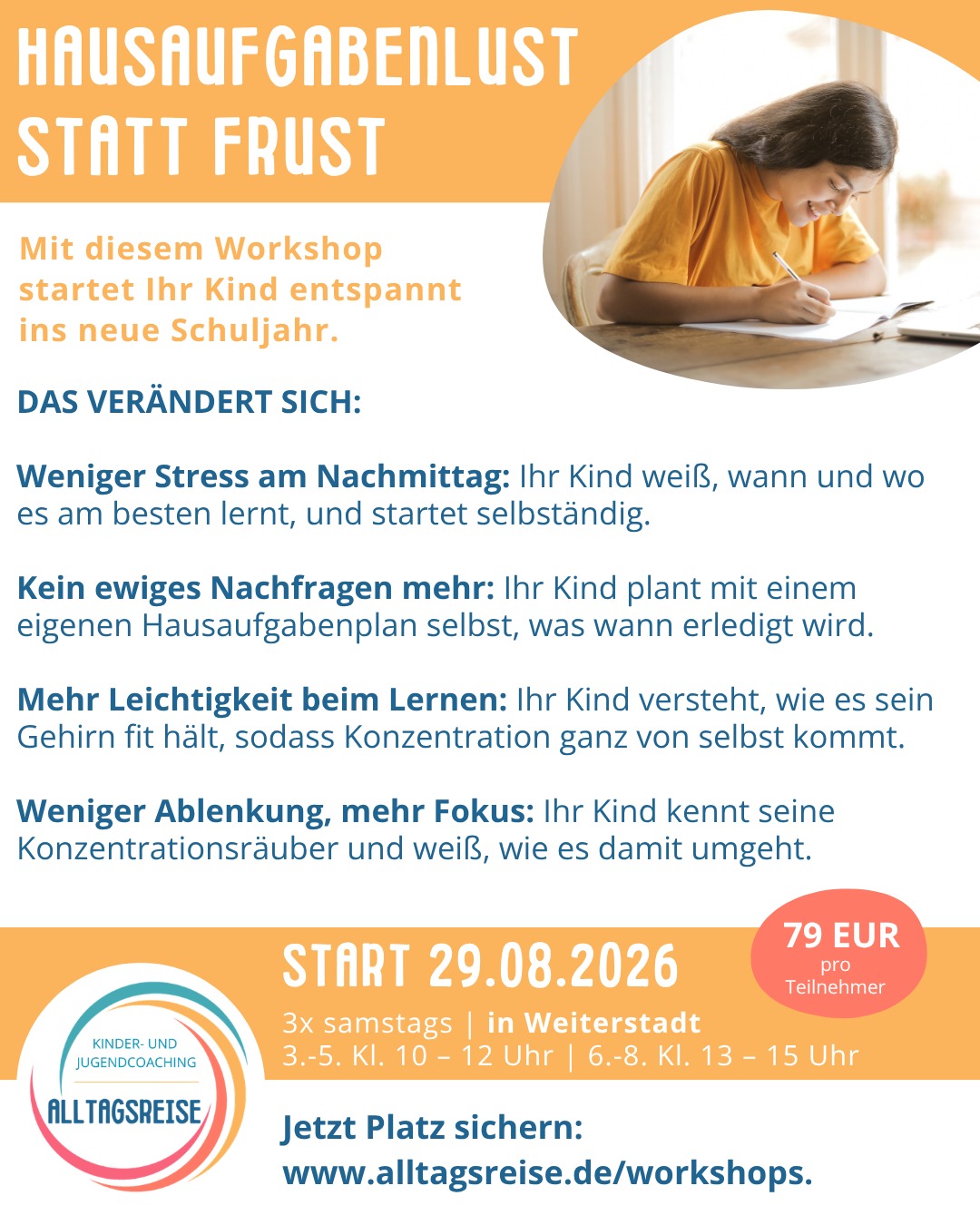 Workshop: Hausaufgabenlust statt Frust