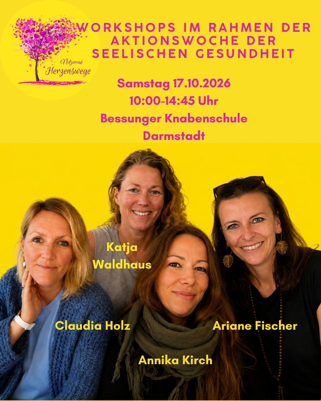 Tage der Seelischen Gesundheit – Workshops am 17.10.2026