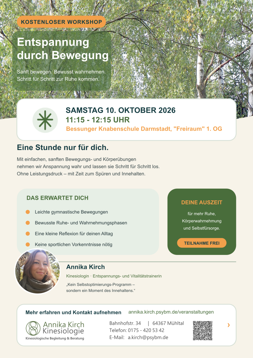 Entspannung durch Bewegung