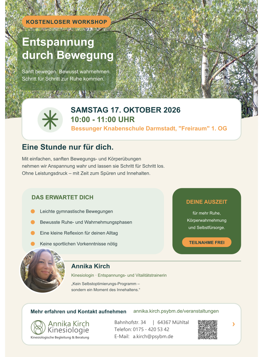 Entspannung durch Bewegung