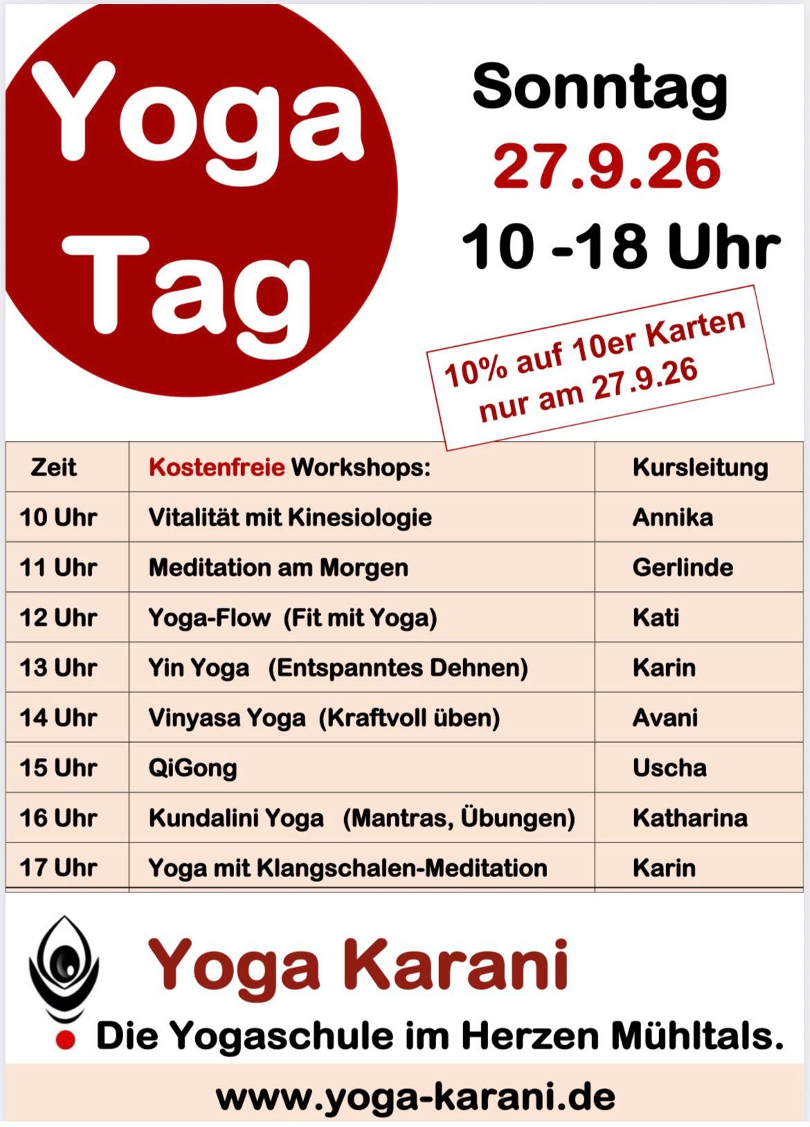 Kostenloser Schnupperworkshop „Vitalität mit Kinesiologie“